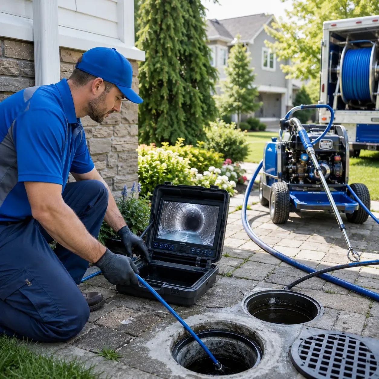 Outdoor drain cleaning professionals serving Aurora, OH