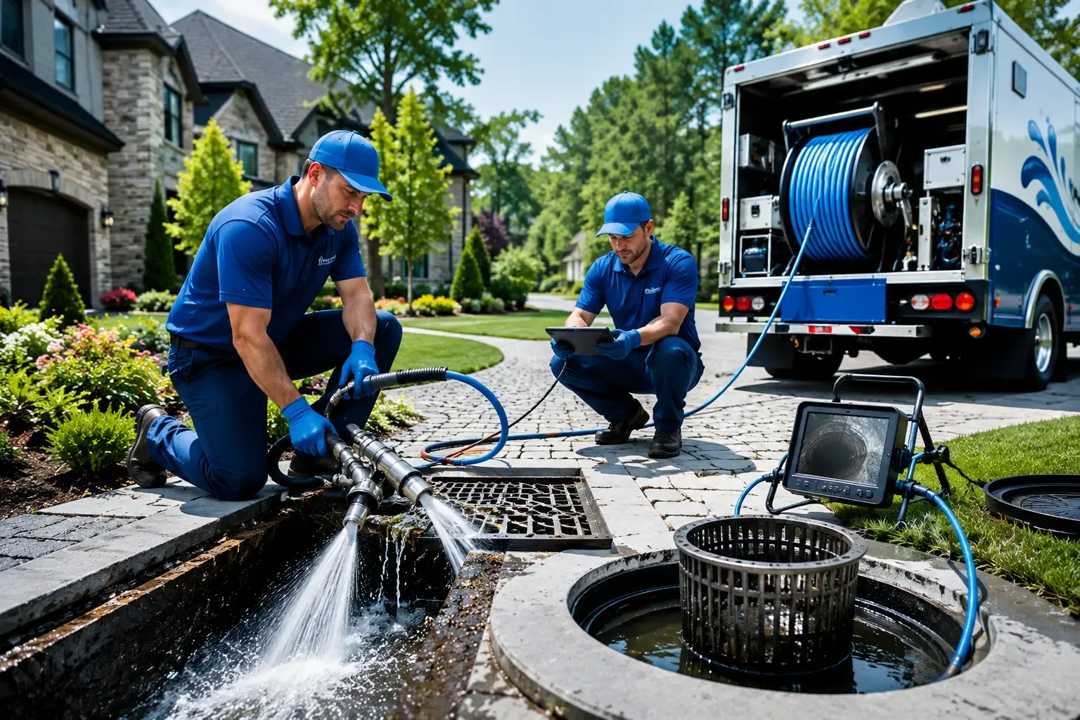 Local outdoor drain cleaning professionals in Aurora, OH